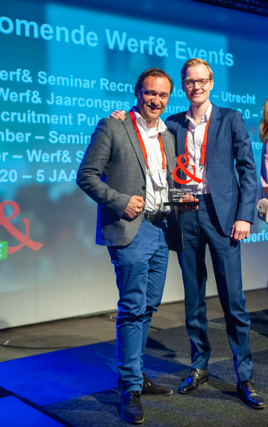 Jan Riedijk, HR Directeur Total Nederland (l) en Bjørn Gallée, Directeur DITIS HR (r)